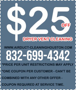 Dryer Vent Cleaning Offer